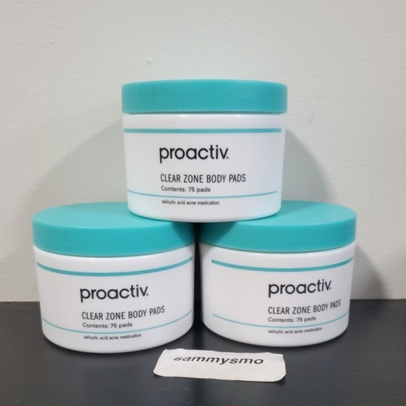 Proactiv Clear Zone Body Pads 75 Pads Salicylic Acid Acne x3 - Picture 1 of 5